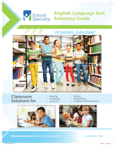 English Language Arts Solutions Guide