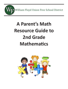 A Parent`s Math Resource Guide to 2nd Grade Math