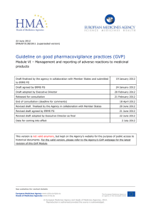 Module VI - European Medicines Agency