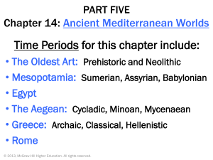Chapter 14: Ancient Mediterranean Worlds
