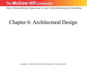 Chapter 6: Architectural Design