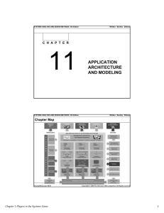 application architecture and modeling