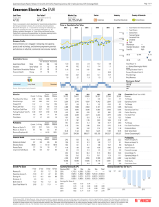 Emerson Electric Co EMR