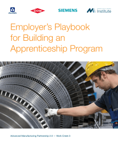 Employer`s Playbook for Building an Apprenticeship Program