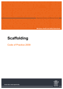 Scaffolding Code of Practice 2009