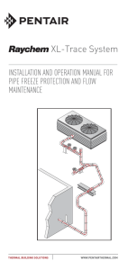 Raychem XL-Trace System Installation and Operation Manual for