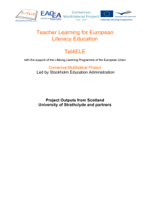 TeL4ELE_Outputs_Scotland_Final - Teacher Learning for European