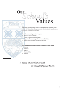 Knightswood Secondary School Handbook