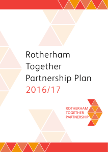 Rotherham Together Partnership Plan 2016/17