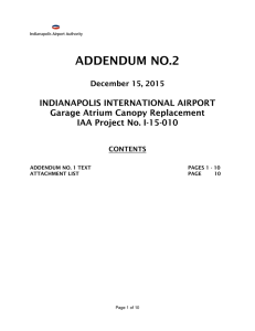 addendum no.2 - Indianapolis International Airport