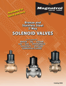 Catalog - Magnatrol Valve Corporation