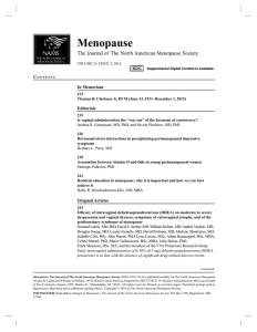 march - North American Menopause Society