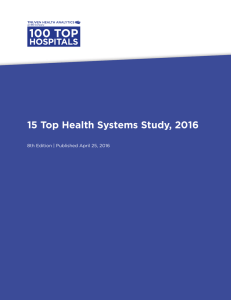 15 Top Health Systems Study, 2016