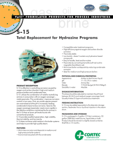 Total Replacement for Hydrazine Programs