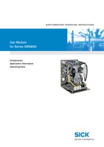 Gas Module for Series GMS800