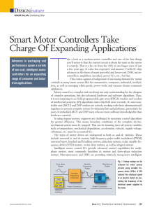 Smart Motor Controllers Take Charge Of