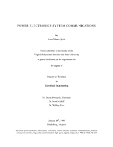 power electronics system communications