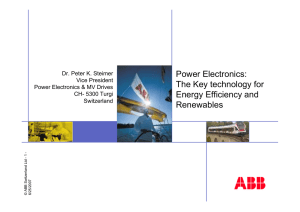 Power Electronics - Energie Trialog Schweiz