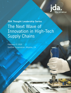 The Next Wave of Innovation in High-Tech Supply