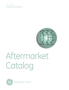 Aftermarket Catalog - GE Industrial Solutions