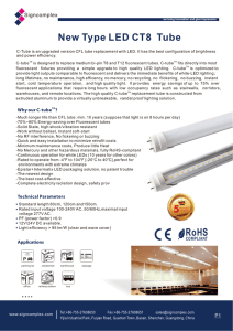 New Type LED CT8 Tube 5