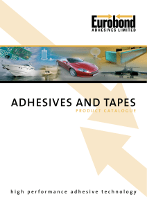 adhesives and tapes - Eurobond Adhesives