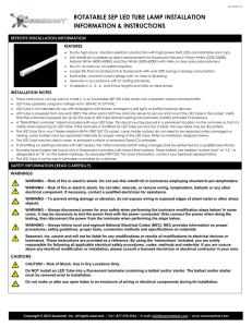 led tube installation instructions