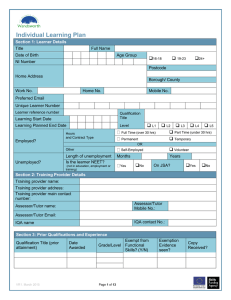 ILP 201516 - Wandsworth Lifelong Learning