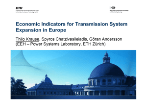 Economic Indicators for Transmission System