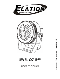 LEVEL Q7 IP™ User Manual
