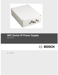 MIC Series IP Power Supply