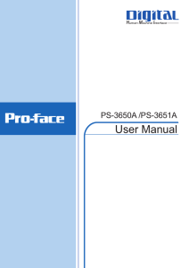 PS-3650A/3651A User Manual - Pro