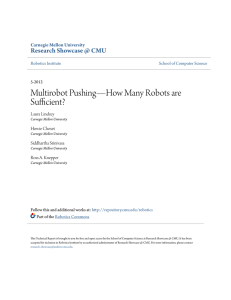 Multirobot Pushing—How Many Robots are Sufficient?