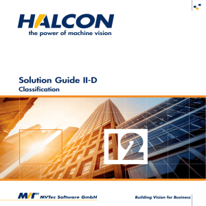 Solution Guide II-D - MVTec Software GmbH