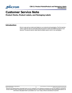 Customer Service Note