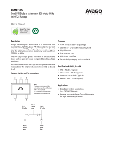 HSMP-3816-BLKG - Avago Technologies