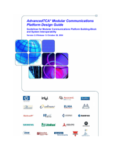 AdvancedTCA* Modular Communications Platform Design Guide