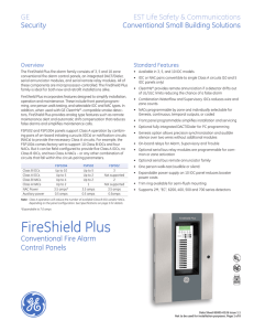 Data Sheet 85005-0126 -- FireShield Fire Alarm Control Panels