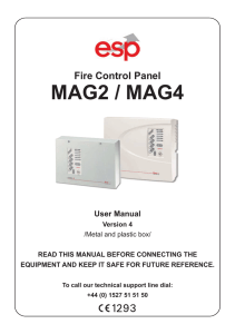 Fire Control Panel MAG2 / MAG4