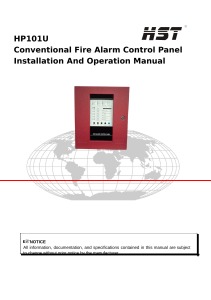 Conventional Fire Alarm Control Panel