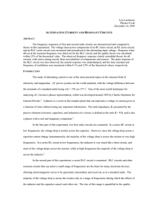 Alternating Circuits Lab