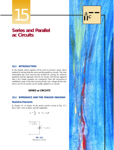 Series and Parallel ac Circuits