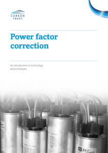 Power factor correction