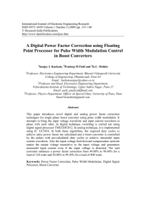 A Digital Power Factor Correction using Floating