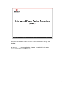 Interleaved Power Factor Correction