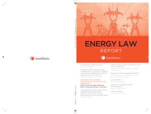 Pratt`s Energy Law Report, LexisNexis, Vol.16, No