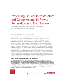 Protecting Critical Infrastructure and Cyber