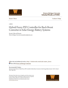 Hybrid Fuzzy-PID Controller for Buck