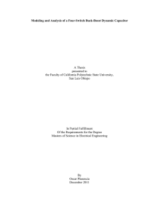 Modeling and Analysis of a Four-Switch Buck