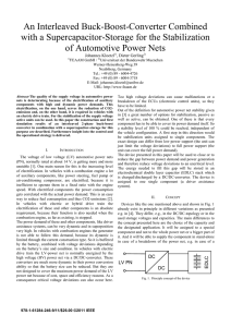 An Interleaved Buck-Boost-Converter Combined with a